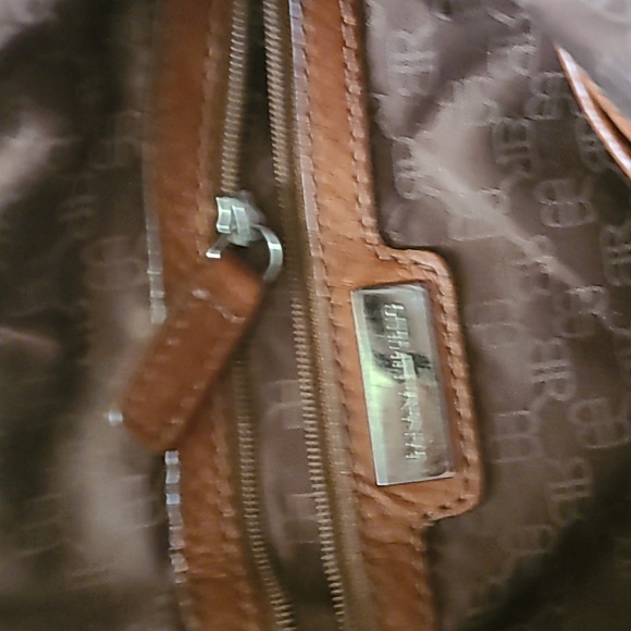 Elegant Brown Pebble Soft Leather Shoulder Bag By Banana Republic - Picture 3 of 9